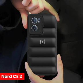 Nord CE2 5G The Puffer Edition Black Bumper Back Case With Logo
