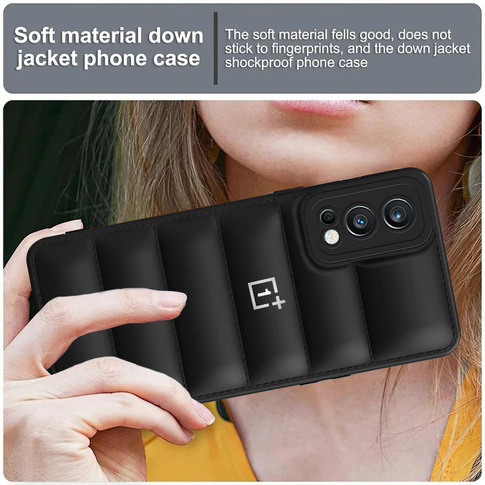 The Puffer Edition Soft Material Down Jacket Phone Case For OnePlus NORD 2 5G