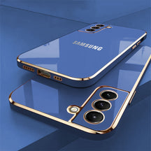 GALAXY S20 FE 5G ULTRA-SHINE GOLD ELECTROPLATED LUXURIOUS BACK CASE WITH CAMERA PROTECTION