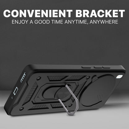 VIVO X300 ULTRA 5G Armor Military-grade Case With Sliding Camera Cover & 360 Kickstand