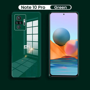 Redmi Note 10 Pro Luxurious Glass Case With Camera Protection Back Cover