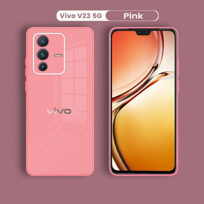 VIVO V23 5G Ultra-Shine Luxurious Glass Case With Camera Protection Back Case