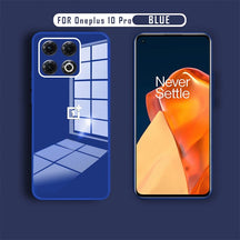 Ultra-Shine Luxurious Glass Case With Camera Protection Back Case For OnePlus 10-Series