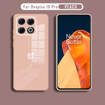 Ultra-Shine Luxurious Glass Case With Camera Protection Back Case For OnePlus 10-Series