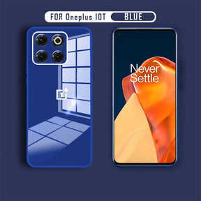 Ultra-Shine Luxurious Glass Case With Camera Protection Back Case For OnePlus 10-Series