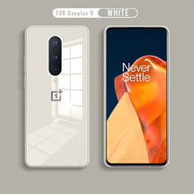 OnePlus 8 Ultra-Shine Luxurious Glass Case With Camera Protection