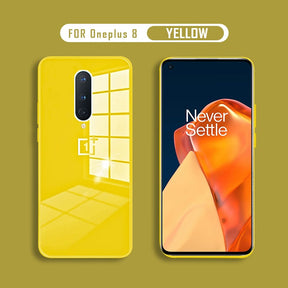 OnePlus 8 Ultra-Shine Luxurious Glass Case With Camera Protection