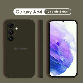 Galaxy A54 5G Liquid Silicone Velvet-Touch Silk Finish Protective Back Case