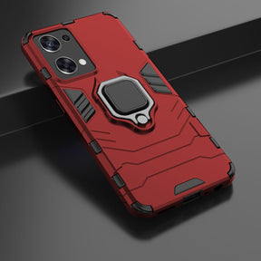 OnePlus Nord 2T 5G Black Panther Metal Bracket Shockproof Protective Back Case