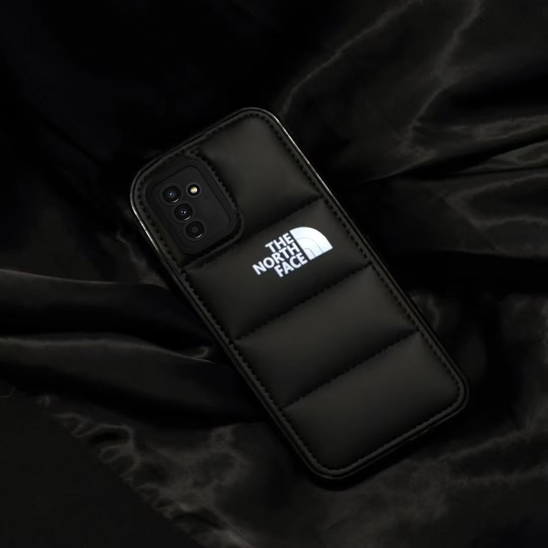 Galaxy A-Series  The North Face Puffer Edition Black Bumper Back Case