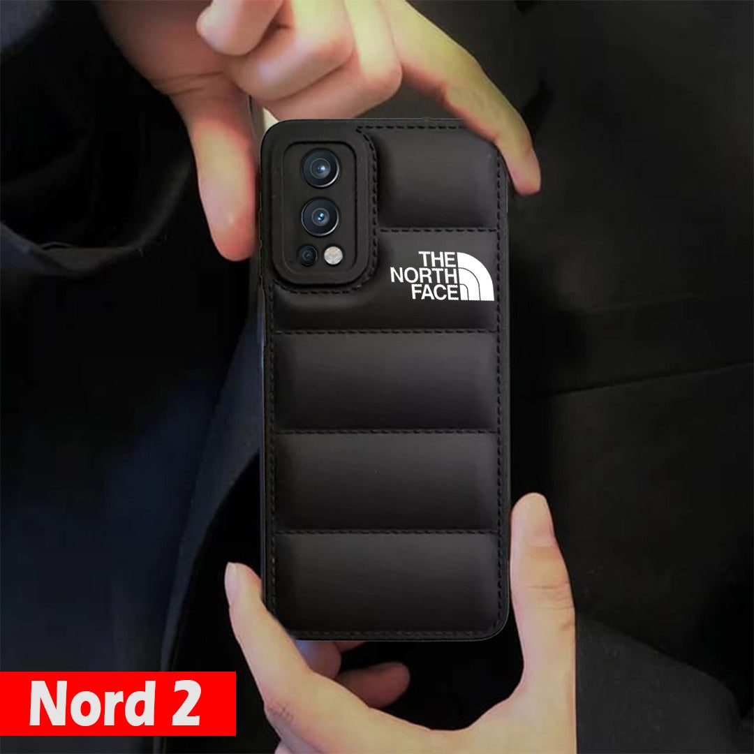 The North Face Puffer Edition Black Bumper Back Case For Nord 2 5g