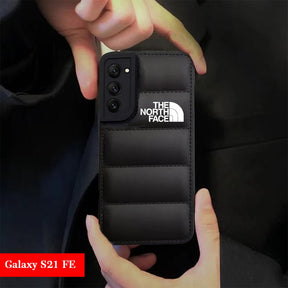 Galaxy S21 FE 5G The North Face Puffer Edition Black Bumper Back Case