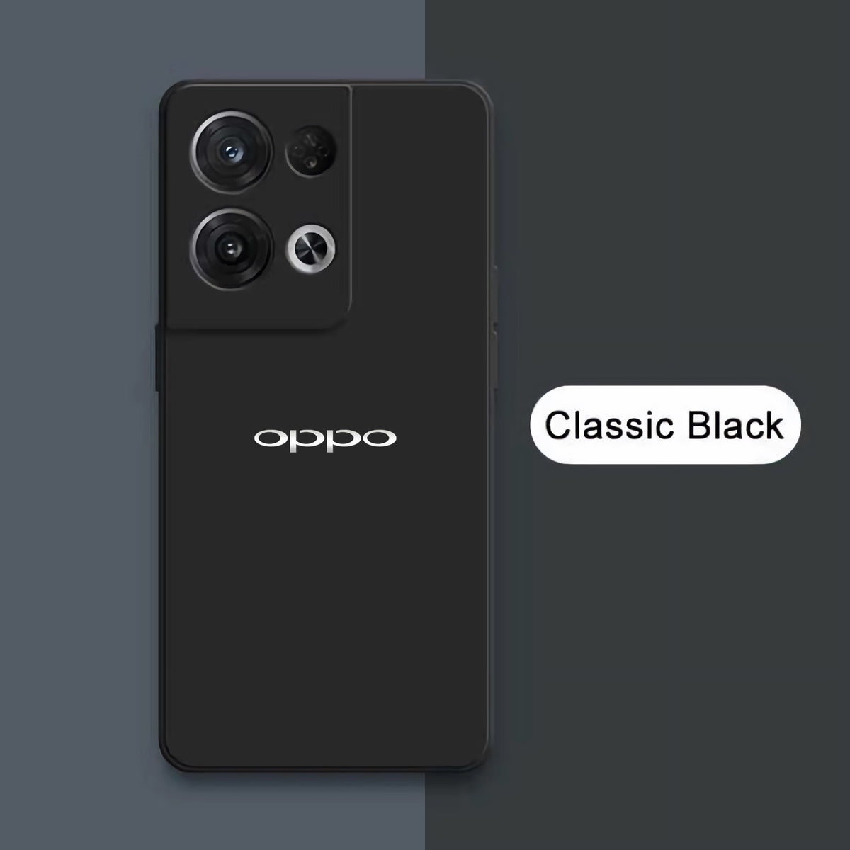 Oppo Reno 8 5G Liquid Silicone Velvet-Touch Silk Finish Protective Back Case