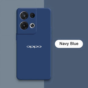 Oppo Reno 8 5G Liquid Silicone Velvet-Touch Silk Finish Protective Back Case