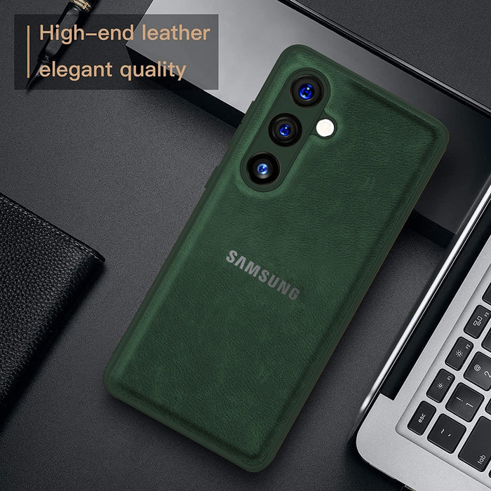 Galaxy A34 5G VINTAGE PU LEATHER PROTECTIVE BACK CASE