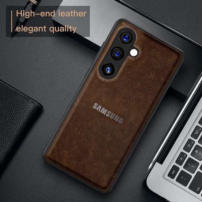Galaxy A34 5G VINTAGE PU LEATHER PROTECTIVE BACK CASE