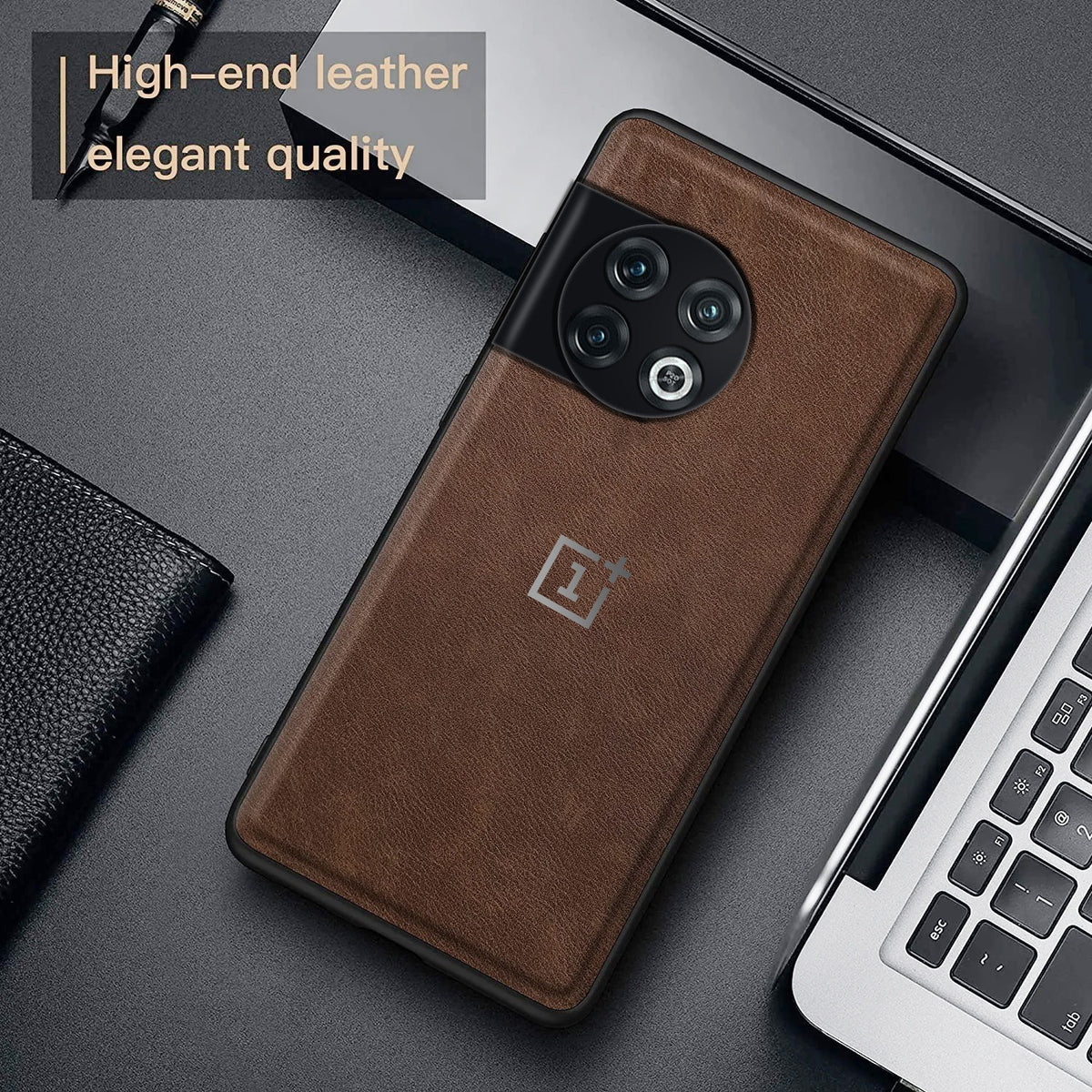 OnePlus 5G Models VINTAGE PU LEATHER PROTECTIVE BACK CASE