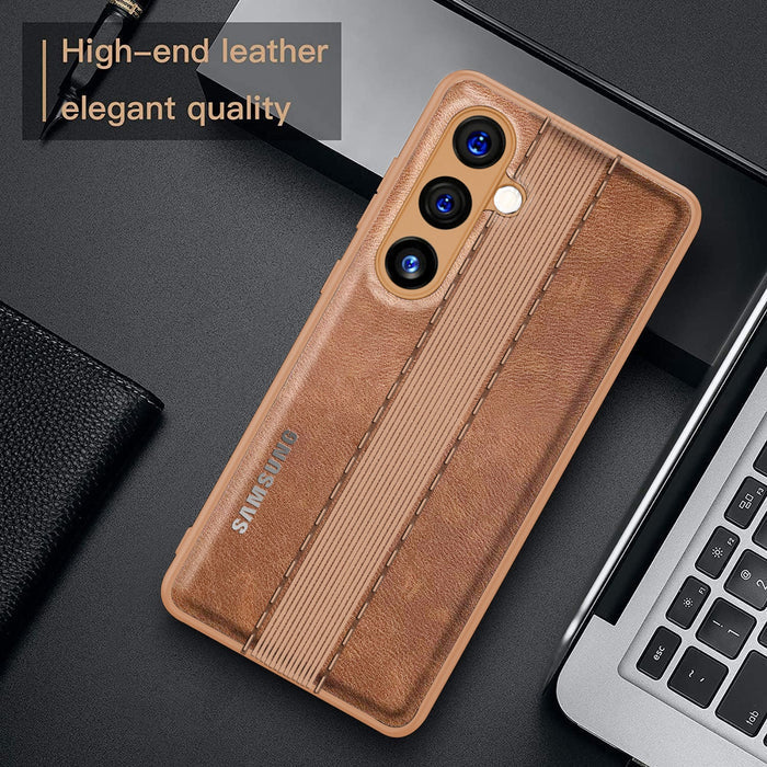 GALAXY S23 FE 5G VINTAGE LEATHER BACK STITCHED PROTECTIVE BACK CASE