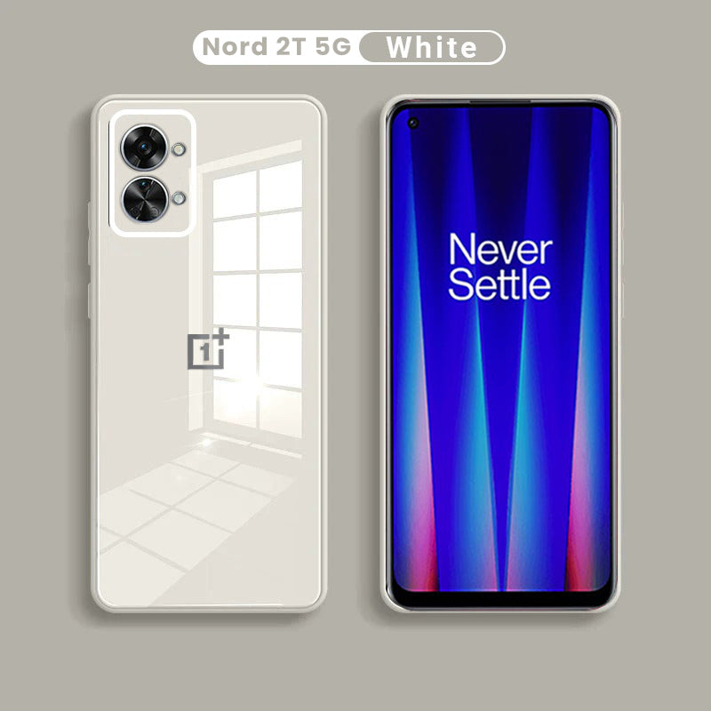 Oneplus Nord 2T 5G Ultra-Shine Luxurious Glass Case With Camera Protection