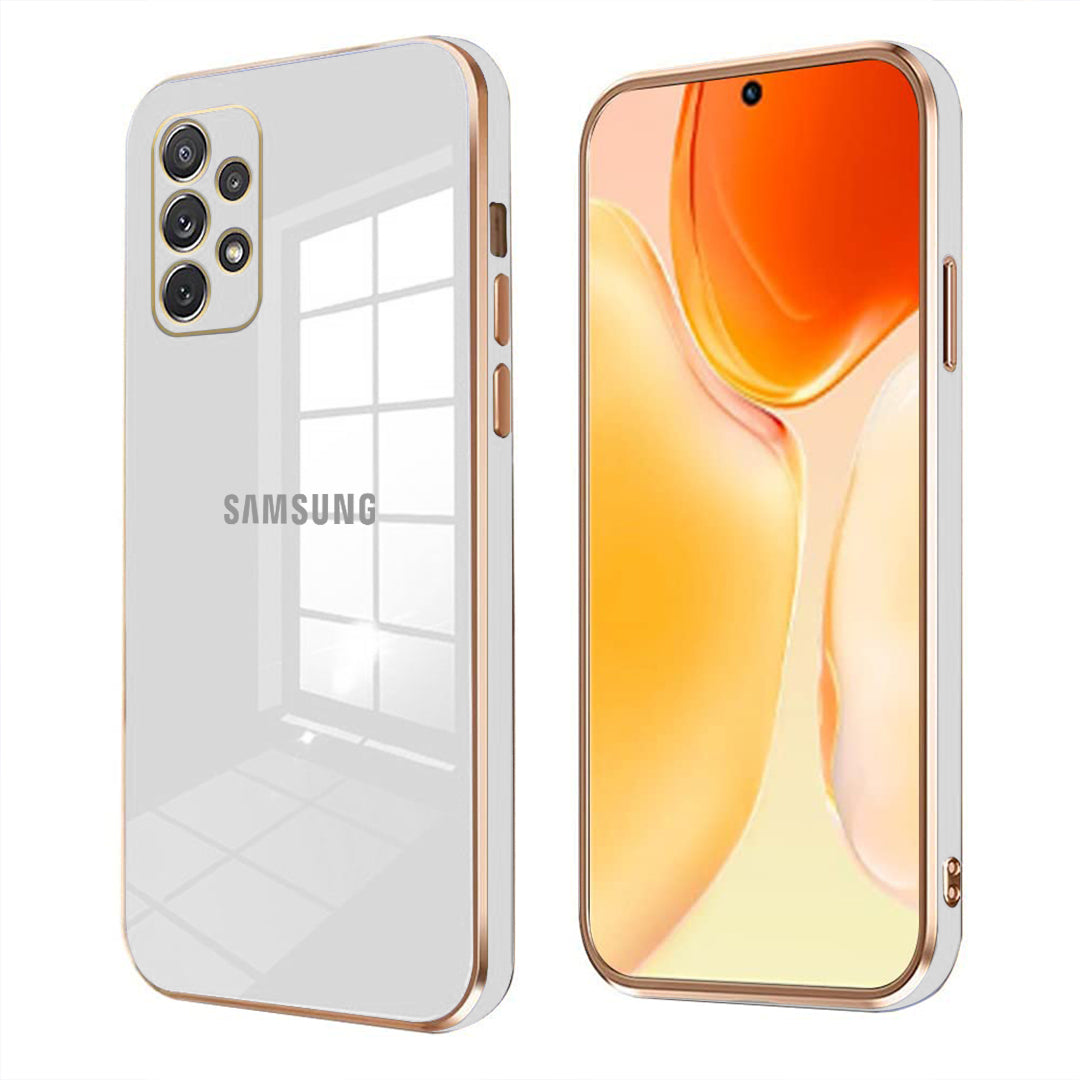 GALAXY A32 ULTRA-SHINE LUXURIOUS  BACK CASE WITH CAMERA PROTECTION