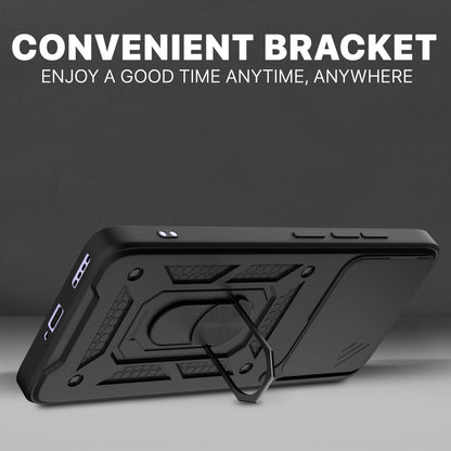 Realme 16 Pro 5G Armor Military-grade Case With Sliding Camera Cover & 360 Kickstand
