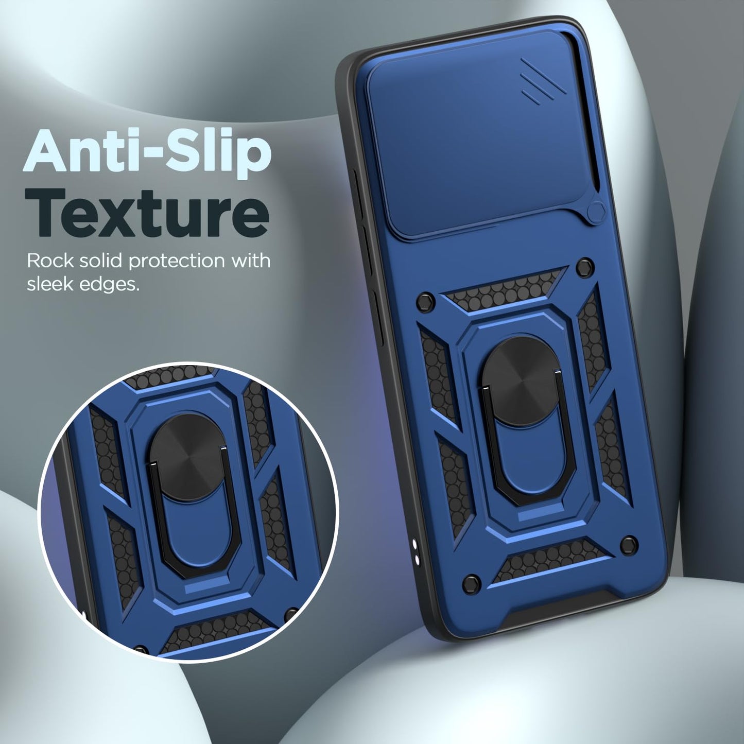 Realme 16 Pro 5G Armor Military-grade Case With Sliding Camera Cover & 360 Kickstand