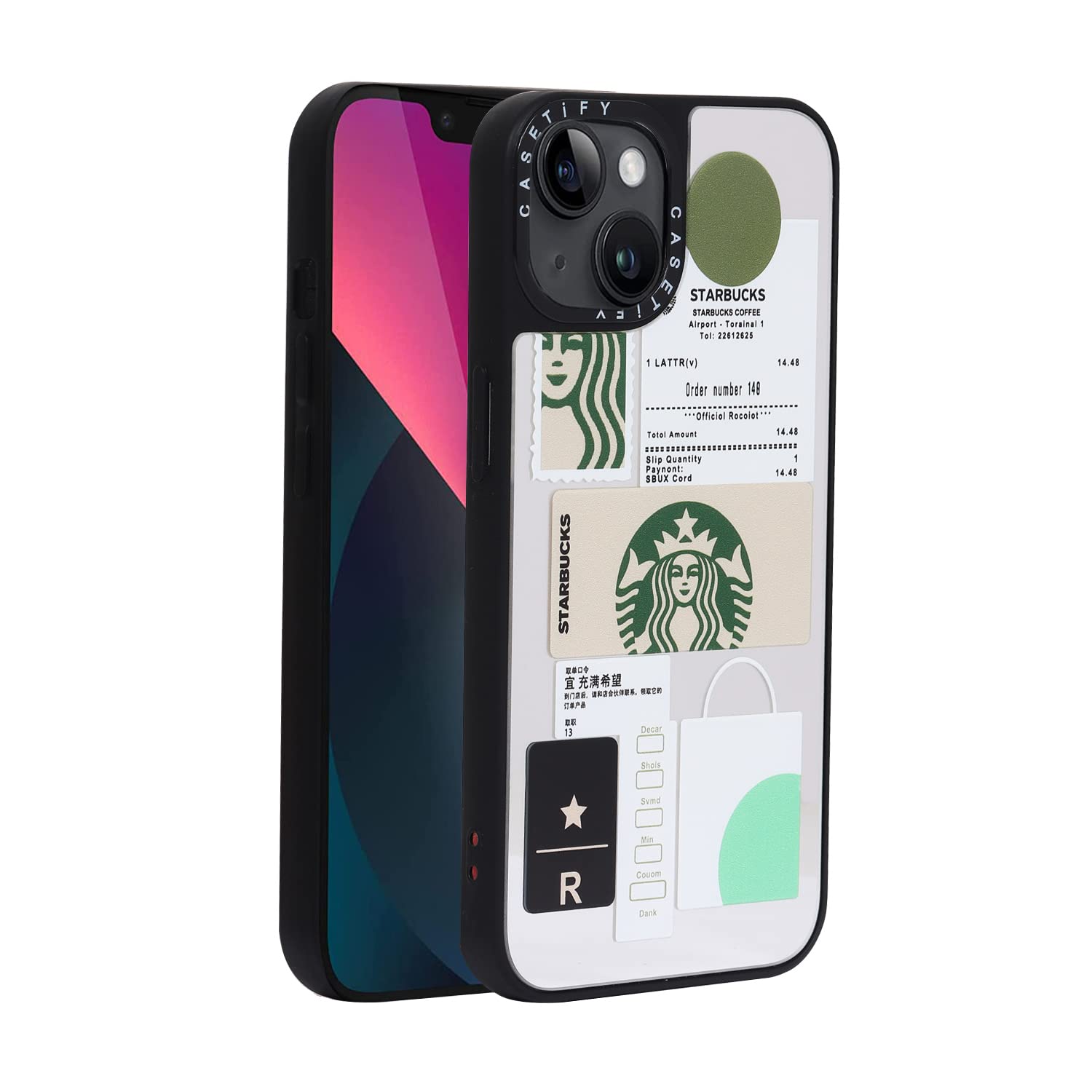 Starbuck  Design Hard Polycarbonate Back Case For Iphone Series