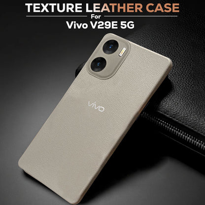 Vivo V29e 5G Solid Color Leather Texture Matte Phone Back Case
