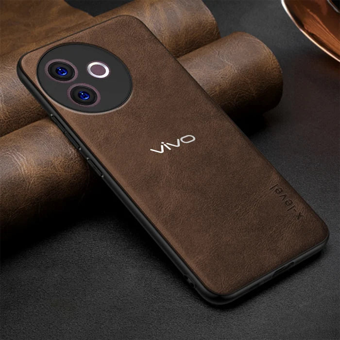 VIVO Y39 5G  Business Style  PU LEATHER PROTECTIVE BACK CASE WITH CAMERA PROTECTION