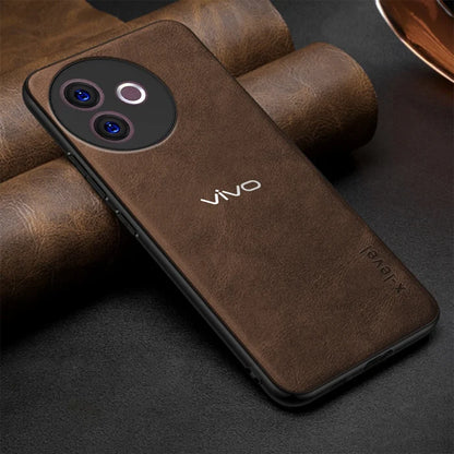 VIVO Y39 5G  Business Style  PU LEATHER PROTECTIVE BACK CASE WITH CAMERA PROTECTION