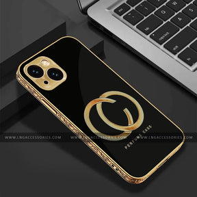 Tempered Shop IPHONE 13/13Pro/13 Pro Max  Gucci Style Glass Protective Back Case