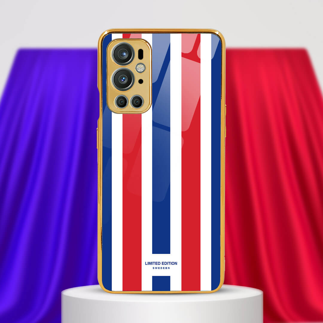 Tempered Shop- OnePlus 9 Pro Designer Multi Color Pattern Glass Protective Case/Cover