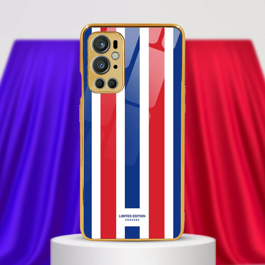 Tempered Shop- OnePlus 9 Pro Designer Multi Color Pattern Glass Protective Case/Cover