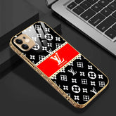 Tempered Shop iPhone-11/11 pro max- LV Designed Shielding Case/Cover