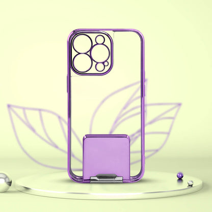 Tempered Shop-iPhone13/13 pro/13 pro max-Lucent Back Stand Color Plated Protective back Case/Cover