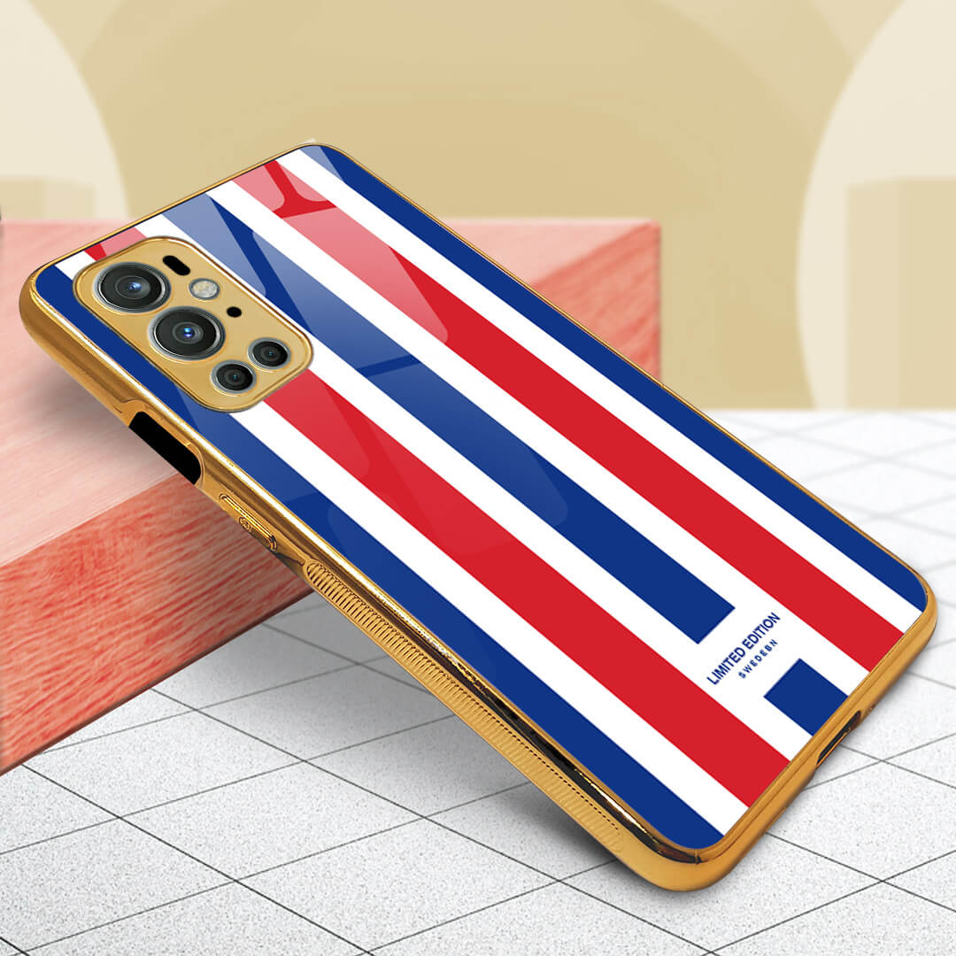 Tempered Shop- OnePlus 9 Pro Designer Multi Color Pattern Glass Protective Case/Cover