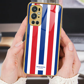 Tempered Shop- OnePlus 9 Pro Designer Multi Color Pattern Glass Protective Case/Cover