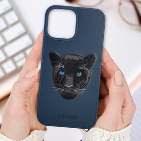 Santa Barbara Leather Case for iPhone 12pro- Panther
