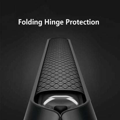 Galaxy Z Fold4 Frosted Carbon Fiber PU Leather Protective Case