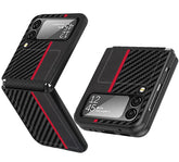 Galaxy Z Flip 4 Case, Super-Light and Ultra-Thin Aramid Fiber Shockproof Protection Cover Case