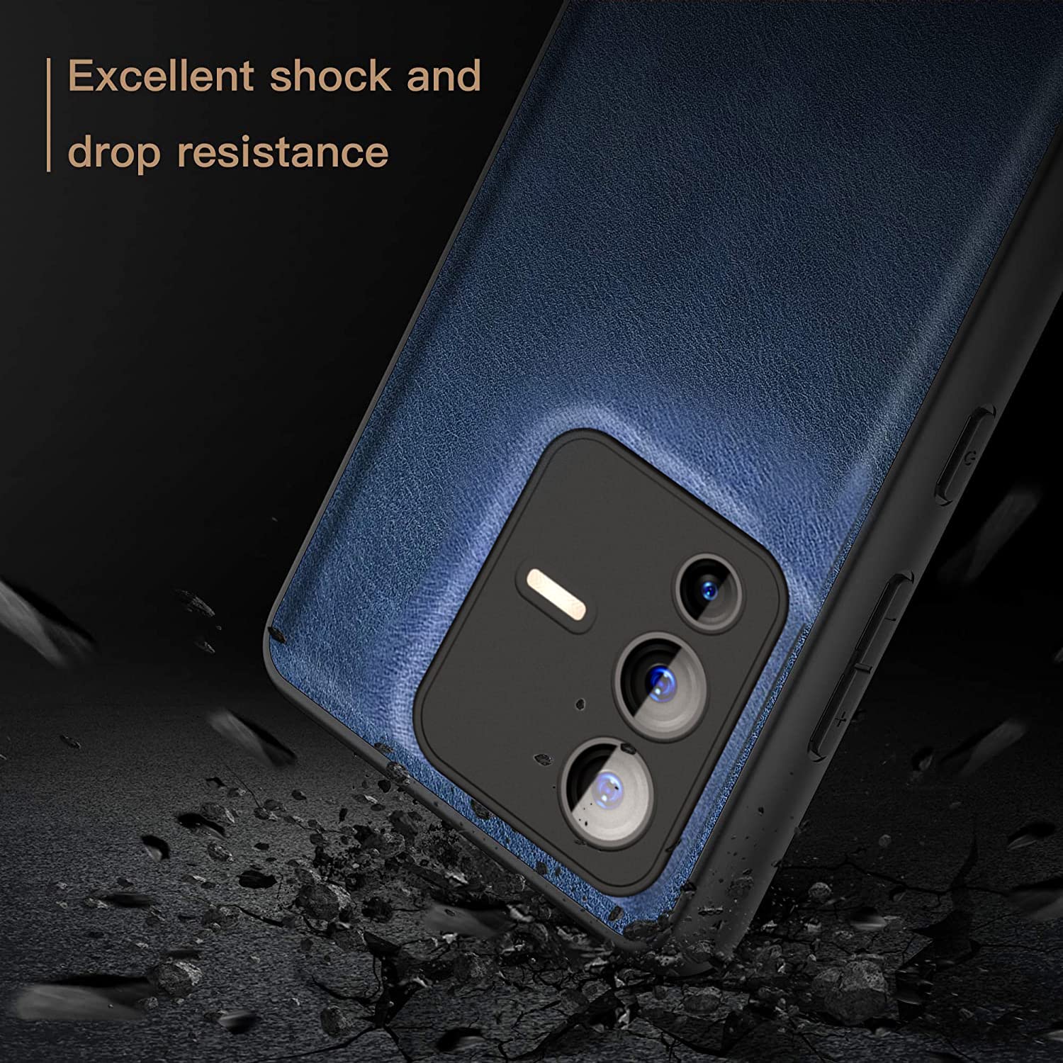 Vivo V23 5G VINTAGE PU LEATHER PROTECTIVE BACK CASE