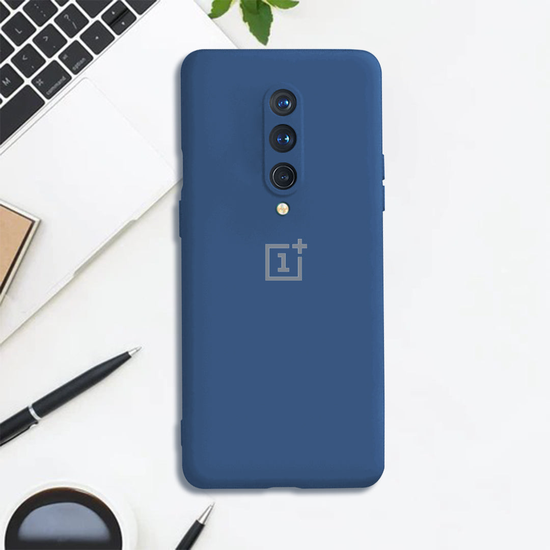 OnePlus 8 Liquid Silicone Velvet-Touch Silk Finish Protective Back Case