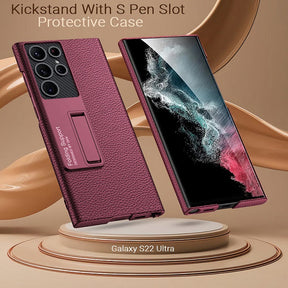 GKK-Galaxy S22 ULTRA Versatile Patented Kickstand With S Pen Slot Protective Case