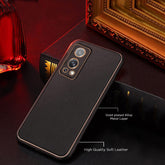 Tempered Shop-OnePlus Nord 2 5G Gold Electroplating Leather Chrome Back Cover