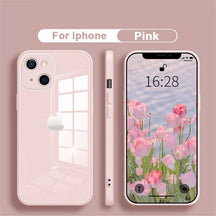 iPhone 13 Series  Ultra-Shine Luxurious Glass Case With Camera Protection