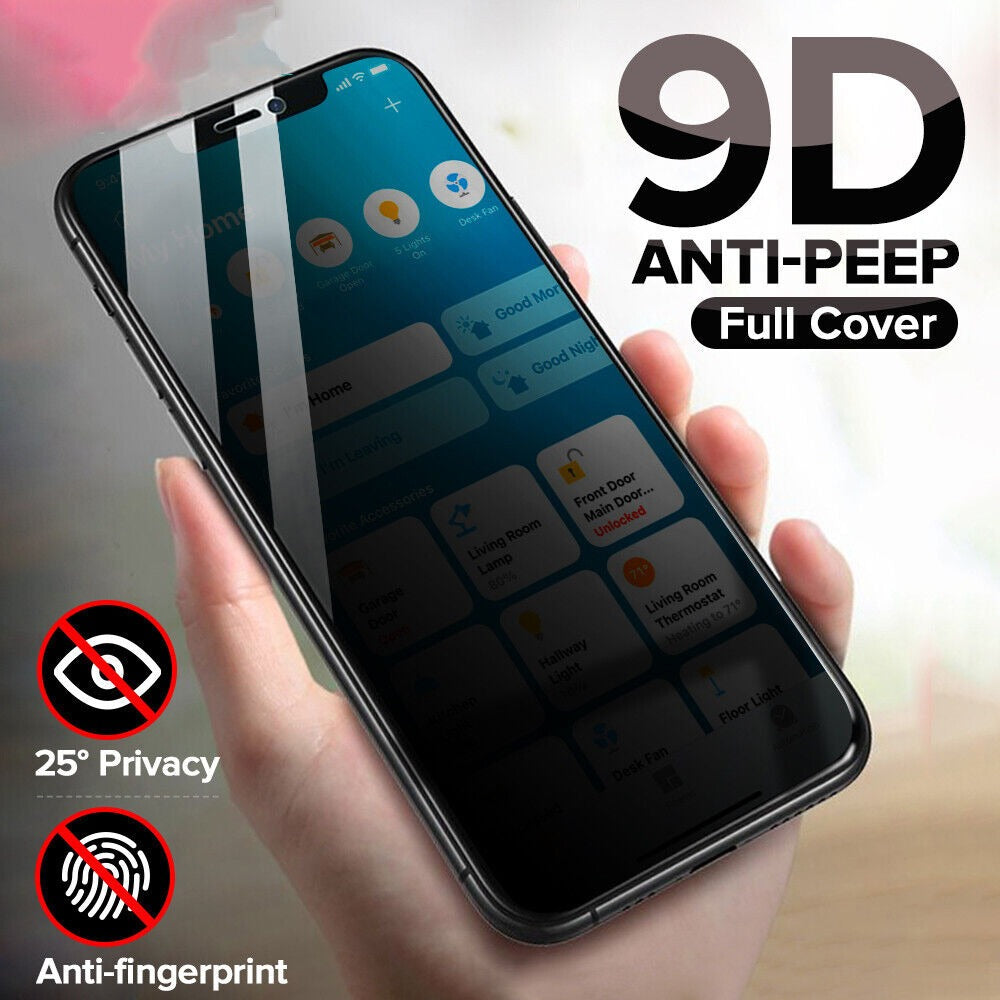 Tempered Shop 9D Privacy Screen Protector Tempered Glass For iPhone Series