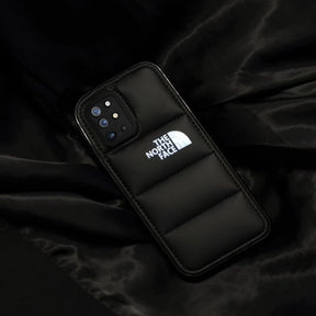 The North Face Puffer Edition Black Bumper Back Case For OnePlus 8T/9R