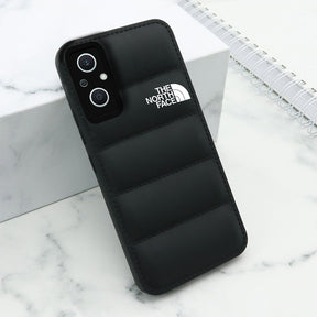 The North Face Puffer Edition Black Bumper Back Case For OPPO F-Series
