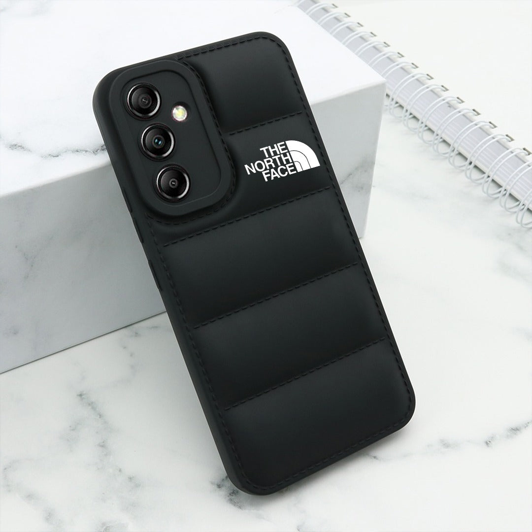 Galaxy A14 The North Face Puffer Edition Black Bumper Back Case