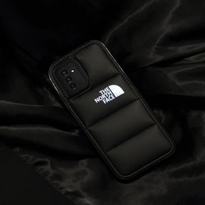 Galaxy A14 The North Face Puffer Edition Black Bumper Back Case